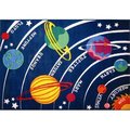 La Rug, Fun Rugs LA Rug FT-170 0811 Fun Time Collection - Solar System Rug - 8 x 11 Ft FT-170 0811